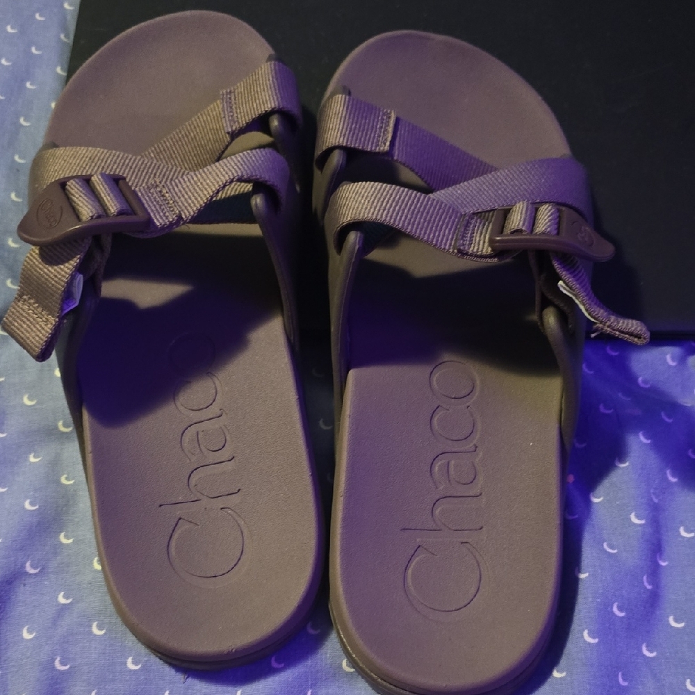 Chaco Womans Sandals - Deep Purple..Never Worn